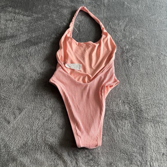 Vitamin A Womens Swimsuit XS Pink Alia One piece Coral Ecorib New Without Tag - Picture 5 of 9